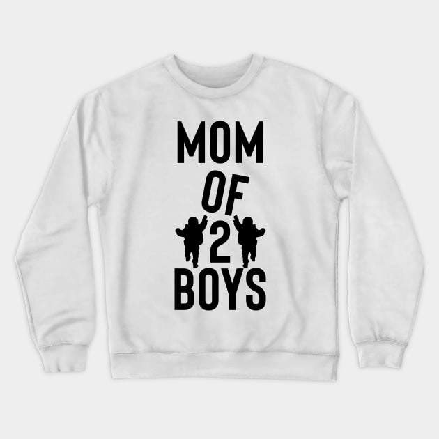 mom of 2 boys Crewneck Sweatshirt by Max